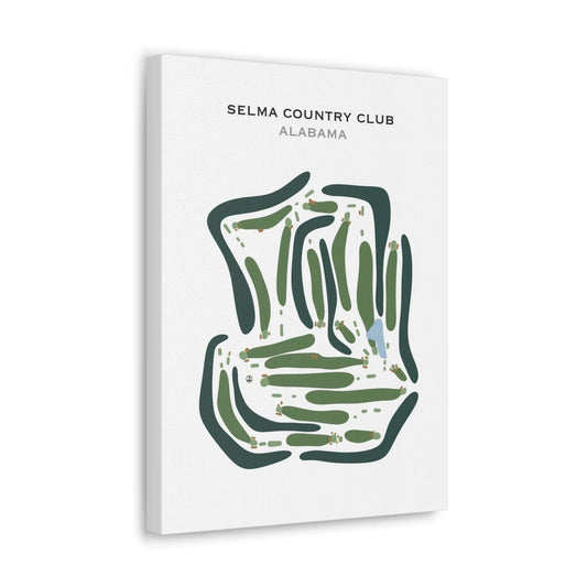 Selma Country Club, Alabama - Printed Golf Courses