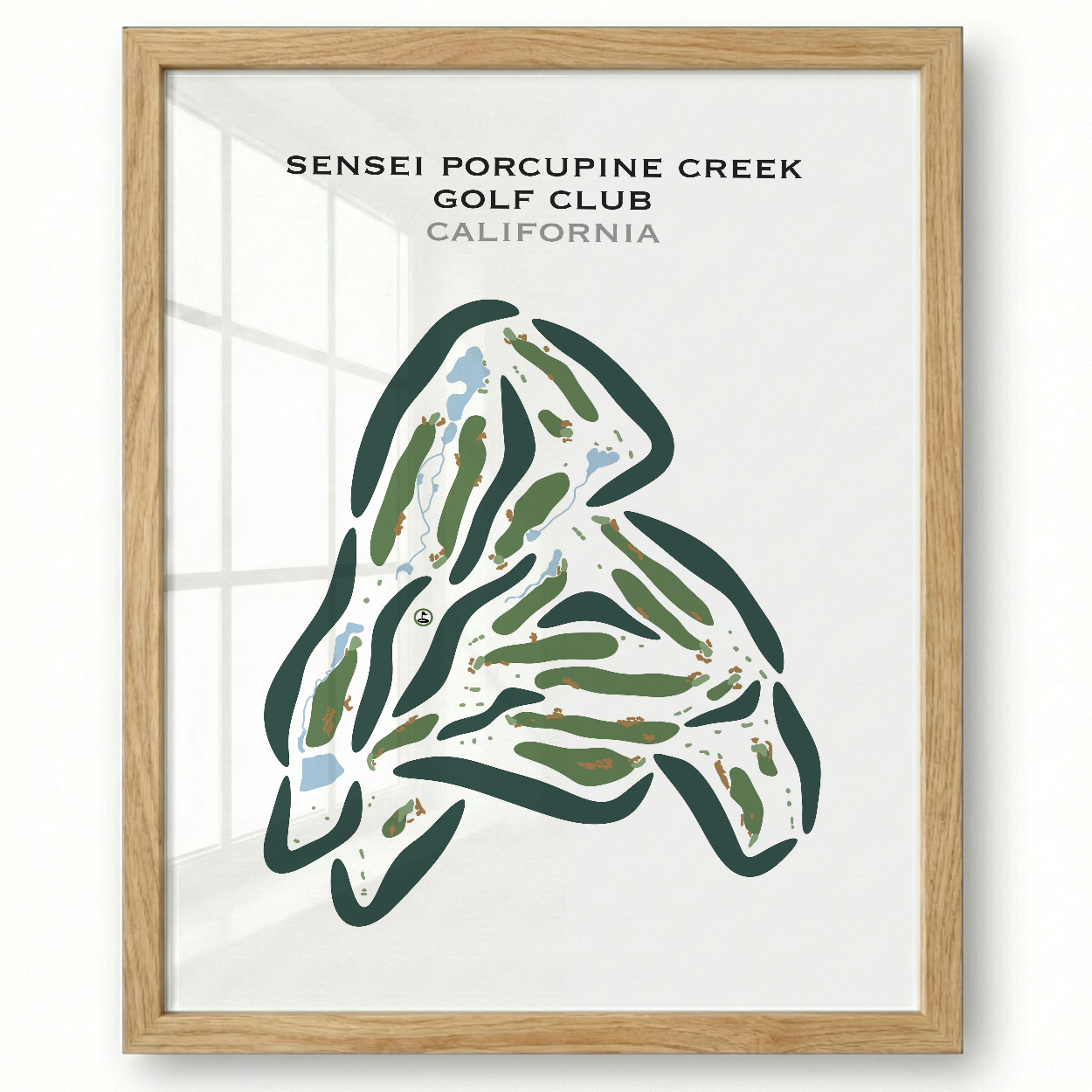 Sensei Porcupine Creek Golf Club, California - Printed Golf Courses