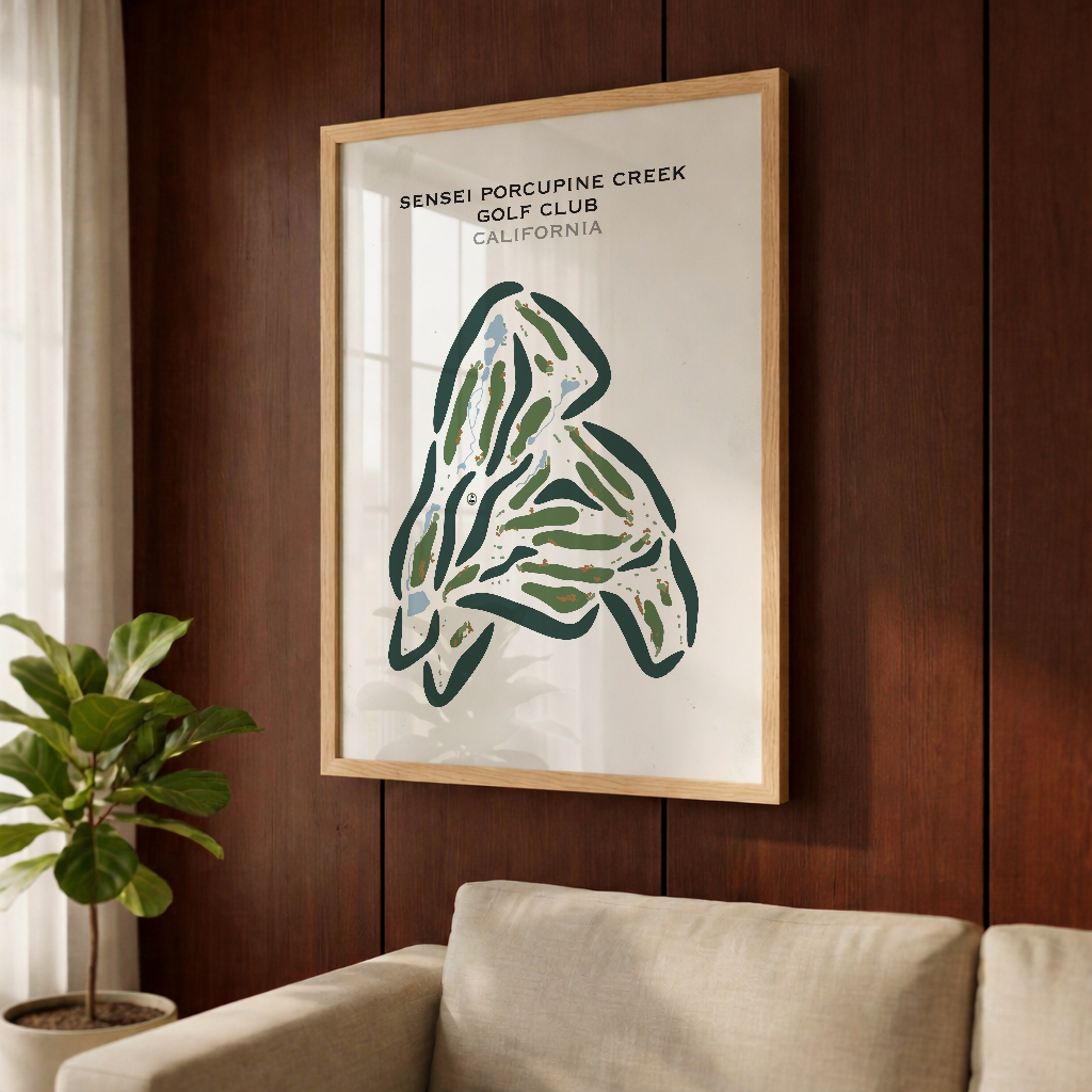 Sensei Porcupine Creek Golf Club, California - Printed Golf Courses