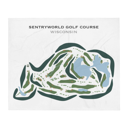 SentryWorld Golf Course, Wisconsin - Printed Golf Courses