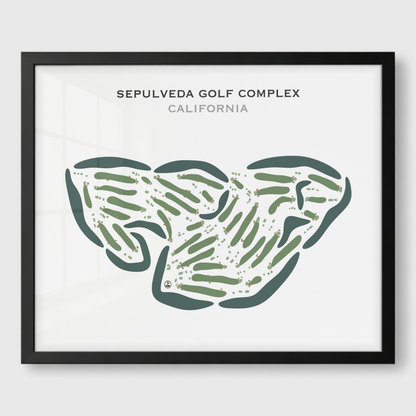 Sepulveda Golf Complex, California - Printed Golf Courses