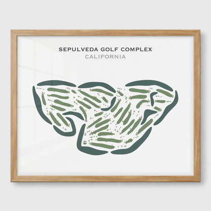 Sepulveda Golf Complex, California - Printed Golf Courses