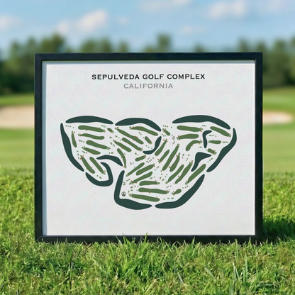 Sepulveda Golf Complex, California - Printed Golf Courses