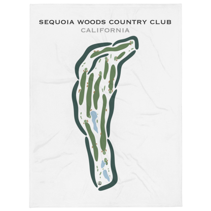 Sequoia Woods Country Club, California - Printed Golf Courses