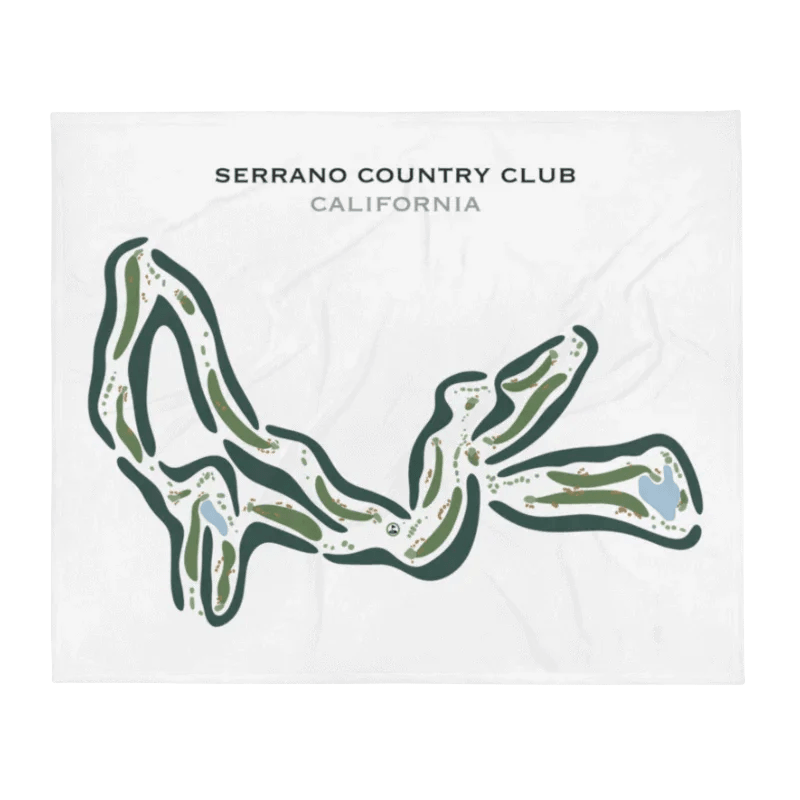 Serrano Country Club, California - Printed Golf Courses