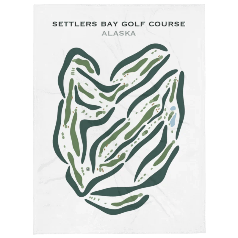 Settlers Bay Golf Courses, Alaska - Printed Golf Courses