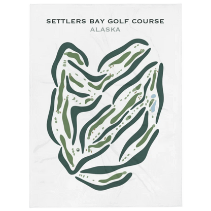Settlers Bay Golf Courses, Alaska - Printed Golf Courses