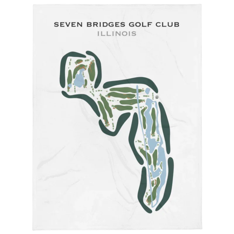 Seven Bridges Golf Club, Illinois - Printed Golf Courses