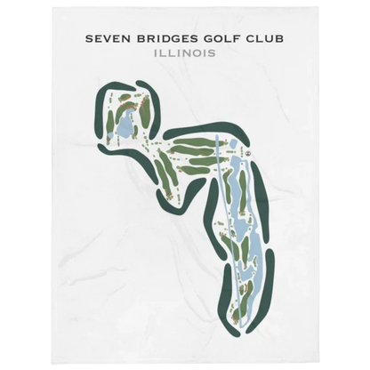 Seven Bridges Golf Club, Illinois - Printed Golf Courses