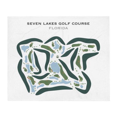 Seven Lakes Golf Course, Florida - Printed Golf Courses