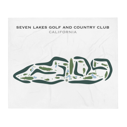 Seven Lakes Golf & Country Club, California - Printed Golf Courses