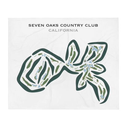 Seven Oaks Country Club, California - Printed Golf Courses