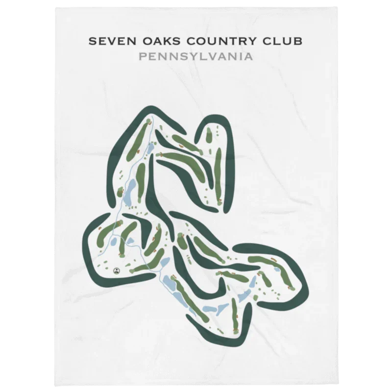 Seven Oaks Country Club, Pennsylvania - Printed Golf Courses