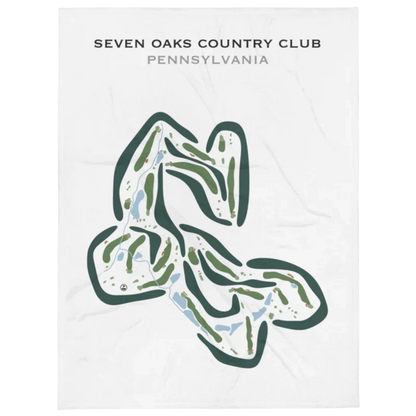 Seven Oaks Country Club, Pennsylvania - Printed Golf Courses