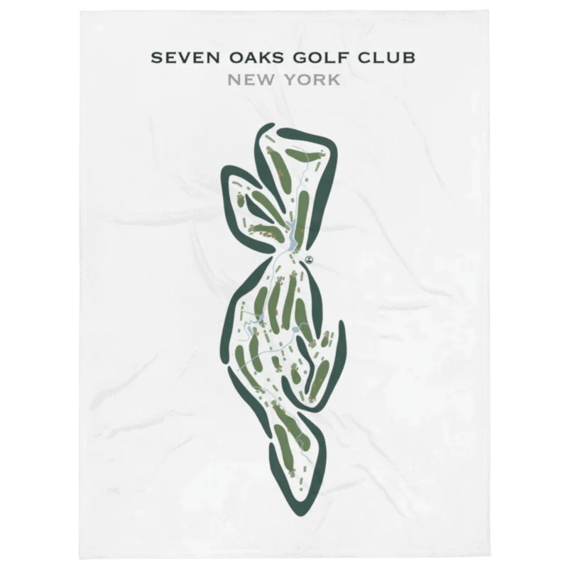 Seven Oaks Golf Club, New York - Printed Golf Courses