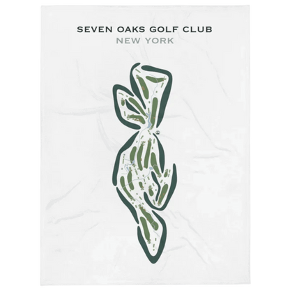 Seven Oaks Golf Club, New York - Printed Golf Courses