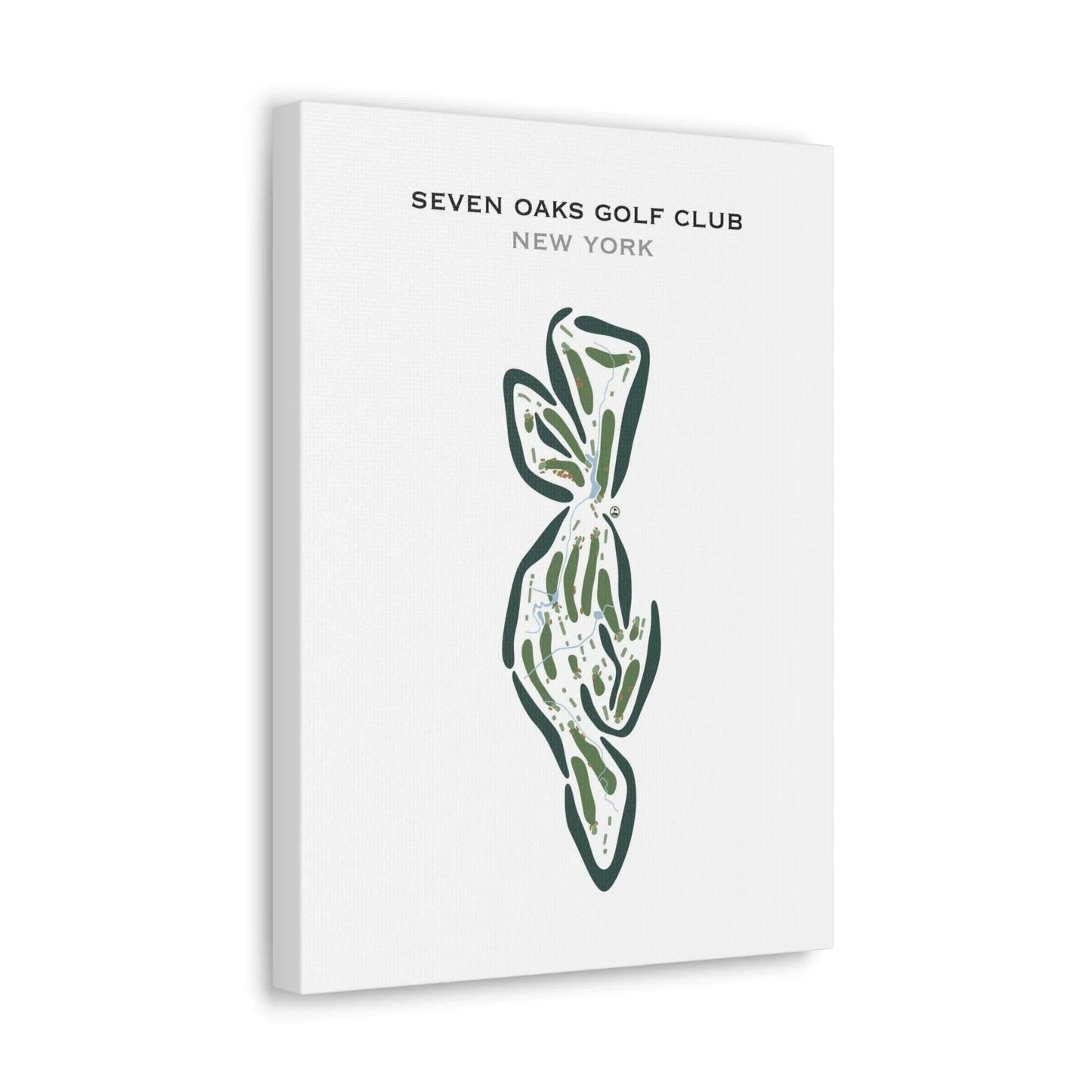 Seven Oaks Golf Club, New York - Printed Golf Courses