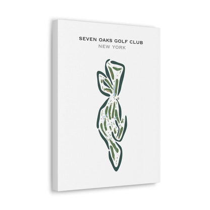 Seven Oaks Golf Club, New York - Printed Golf Courses