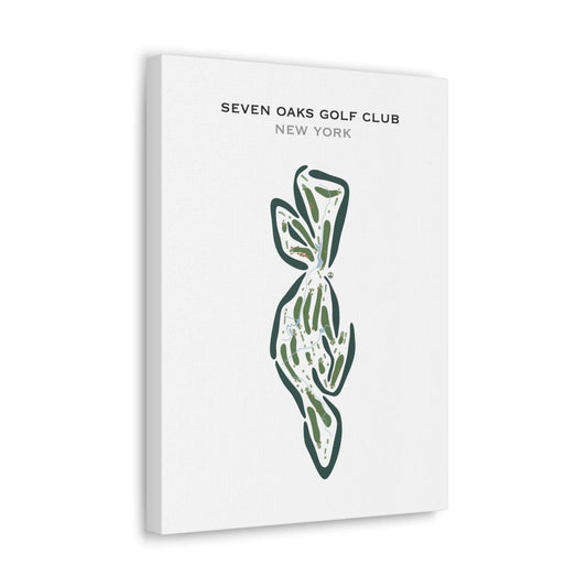 Seven Oaks Golf Club, New York - Printed Golf Courses