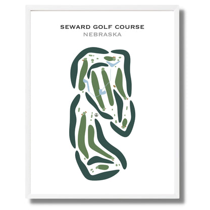 Seward Golf Course, Nebraska - Printed Golf Courses