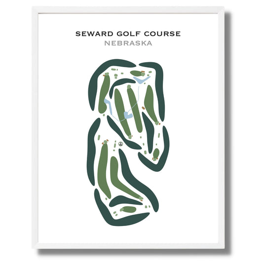 Seward Golf Course, Nebraska - Printed Golf Courses