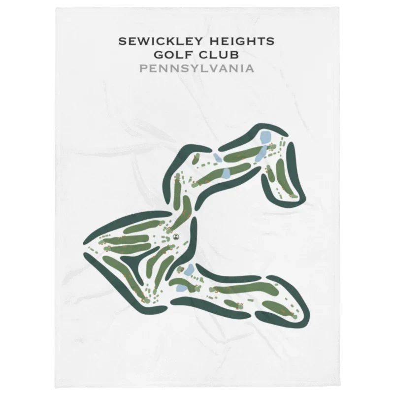 Sewickley Heights Golf Club, Pennsylvania - Printed Golf Courses