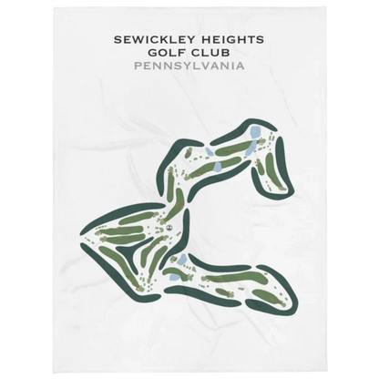 Sewickley Heights Golf Club, Pennsylvania - Printed Golf Courses
