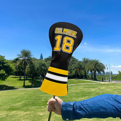 Golf Headcovers For Golf Driver Head Cover Embroidery Gilmaore 18 Premium Leather Driver Fairway(FW) Wood Hybrid(UT) Blade Putte