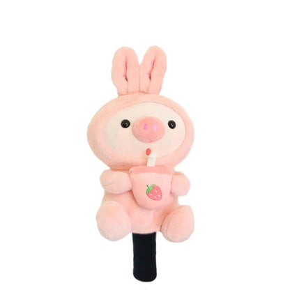 Plush Animal Stockings Closure Golf Club Headcover Driver Cover