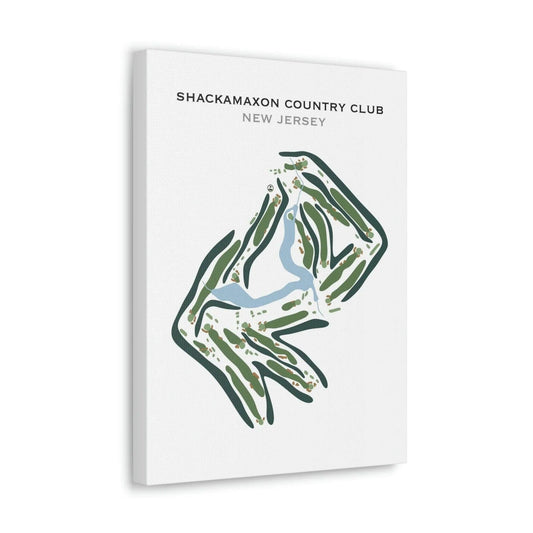 Shackamaxon Country Club, New Jersey - Printed Golf Courses