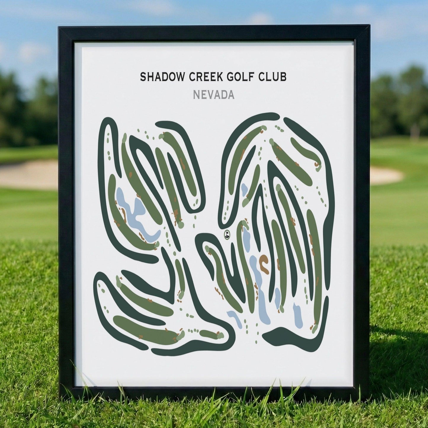 Shadow Creek Golf Course, Nevada - Printed Golf Courses