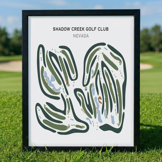 Shadow Creek Golf Course, Nevada - Printed Golf Courses