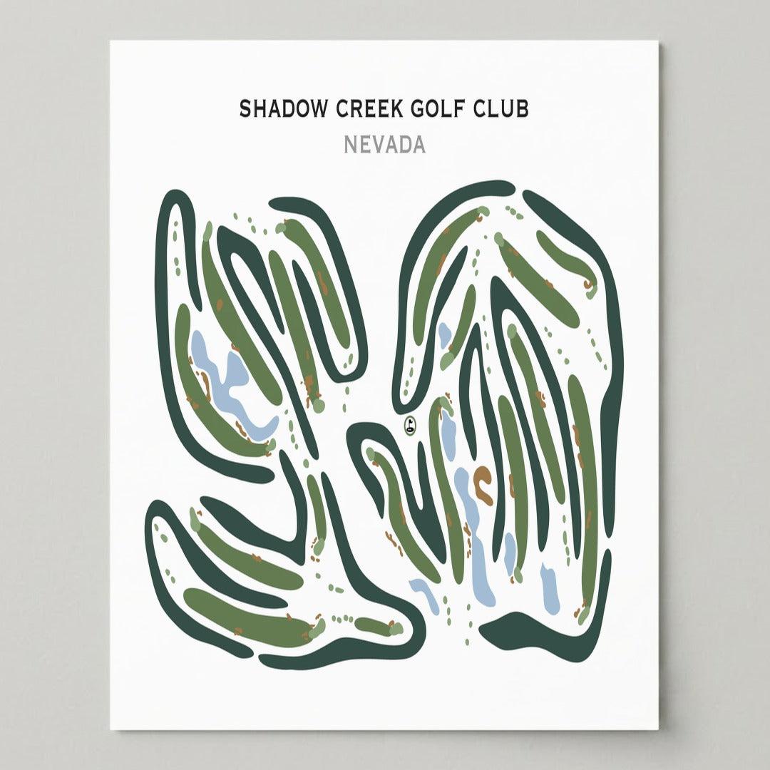 Shadow Creek Golf Course, Nevada - Printed Golf Courses