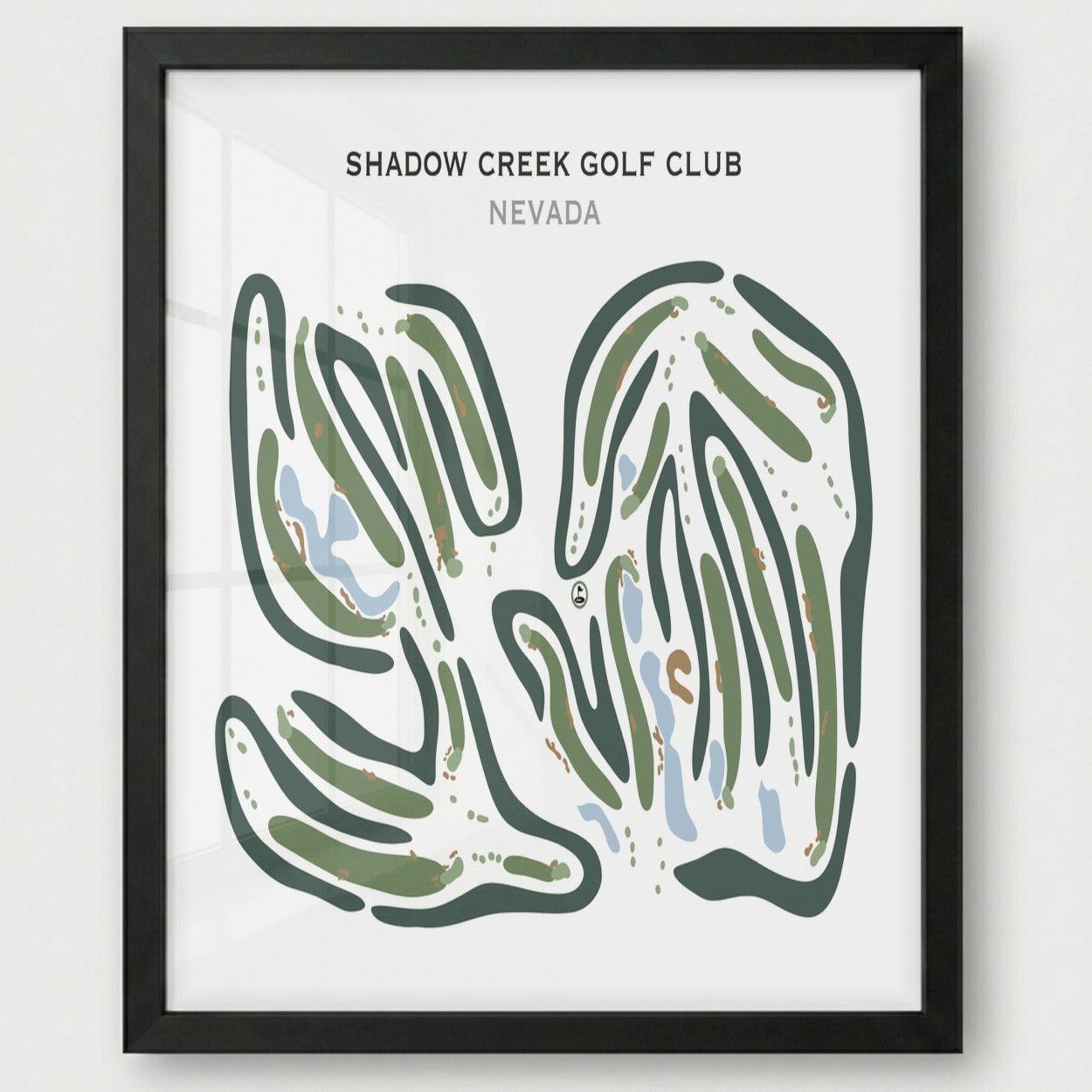 Shadow Creek Golf Course, Nevada - Printed Golf Courses