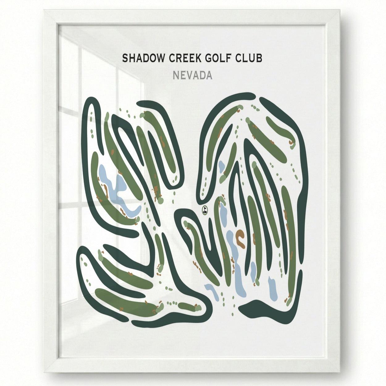 Shadow Creek Golf Course, Nevada - Printed Golf Courses