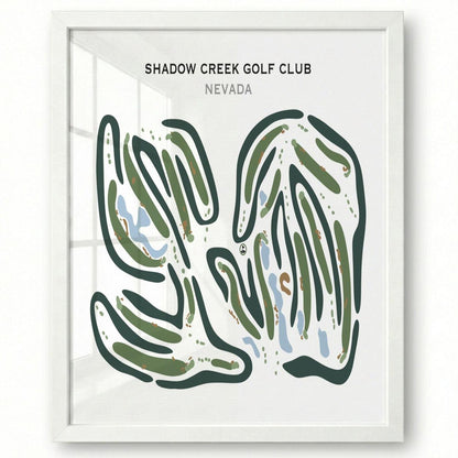 Shadow Creek Golf Course, Nevada - Printed Golf Courses