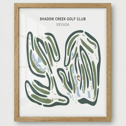 Shadow Creek Golf Course, Nevada - Printed Golf Courses
