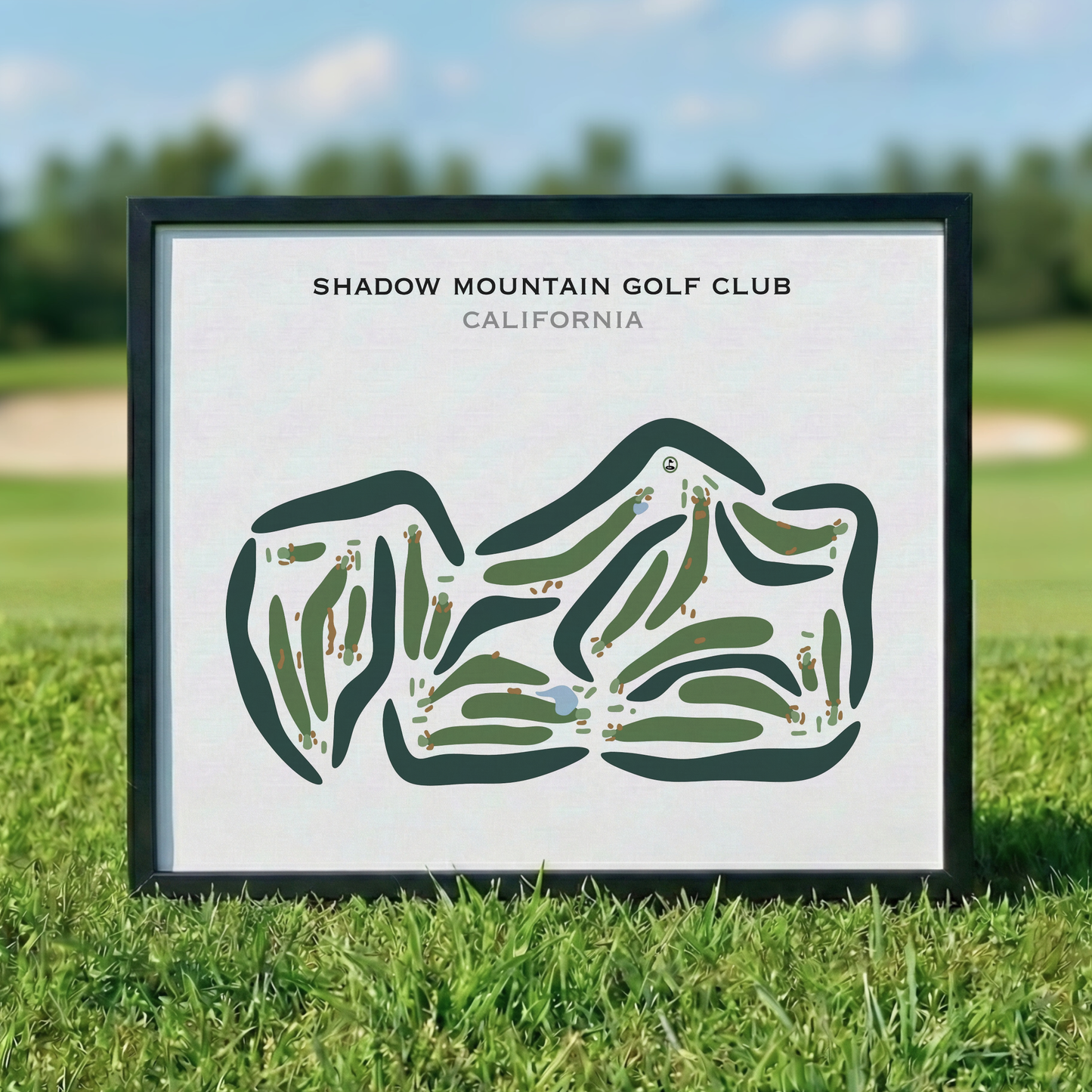 Shadow Mountain Golf Club, California - Printed Golf Courses