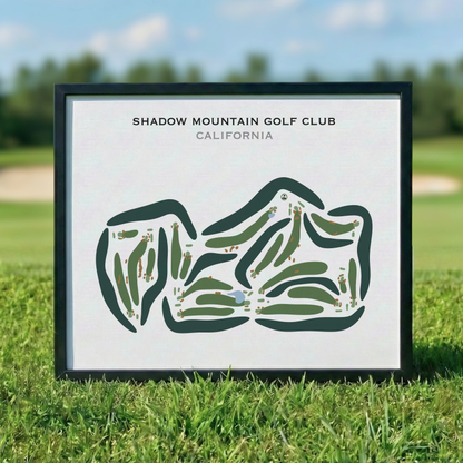 Shadow Mountain Golf Club, California - Printed Golf Courses