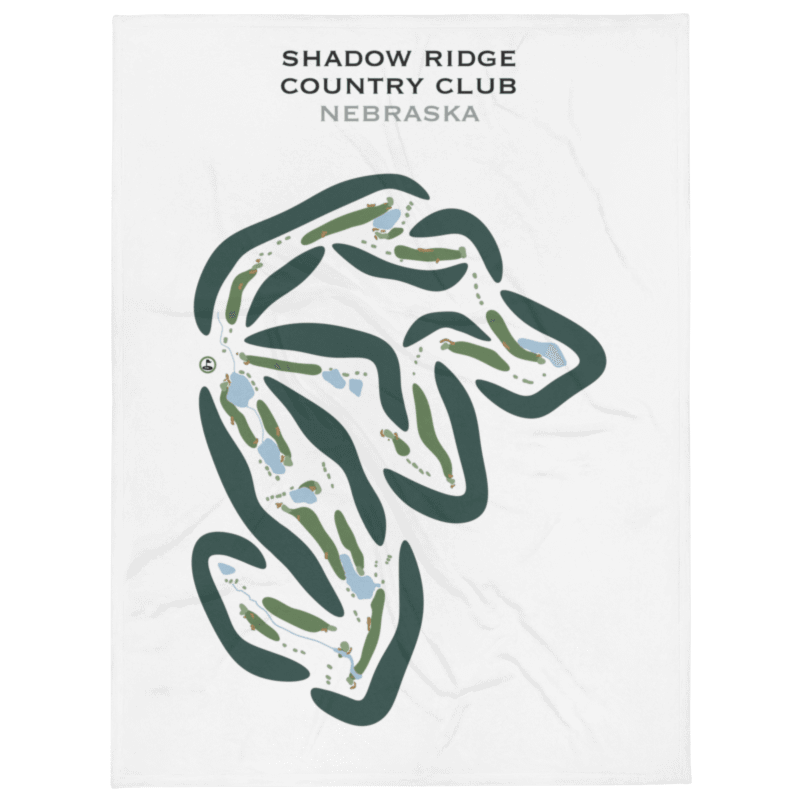 Shadow Ridge Country Club, Nebraska - Printed Golf Courses
