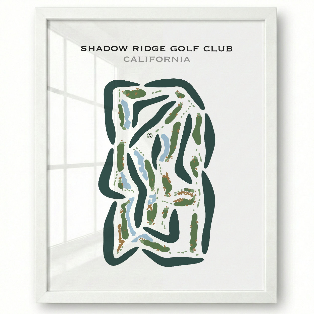 Shadow Ridge Golf Club, California - Printed Golf Courses