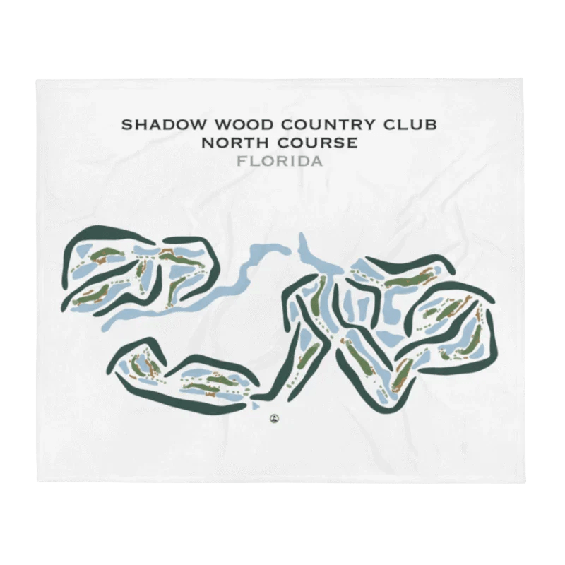 Shadow Wood Country Club, North Course, Florida - Printed Golf Courses