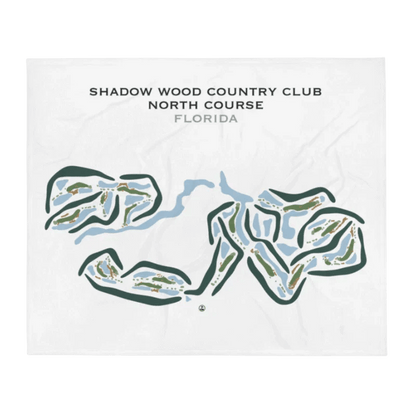 Shadow Wood Country Club, North Course, Florida - Printed Golf Courses
