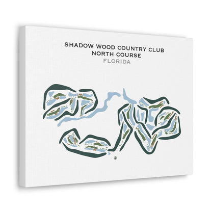 Shadow Wood Country Club, North Course, Florida - Printed Golf Courses