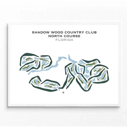Shadow Wood Country Club, North Course, Florida - Printed Golf Courses