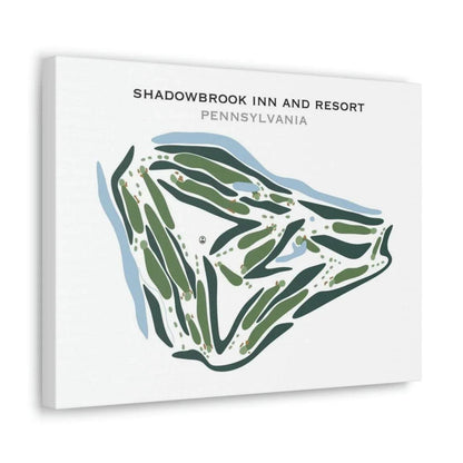 Shadowbrook Inn and Resort, Pennsylvania - Printed Golf Courses