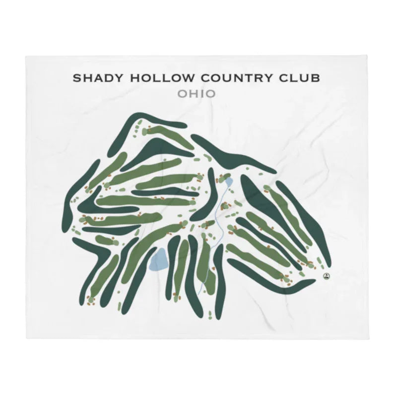 Shady Hollow Country Club, Ohio - Printed Golf Course