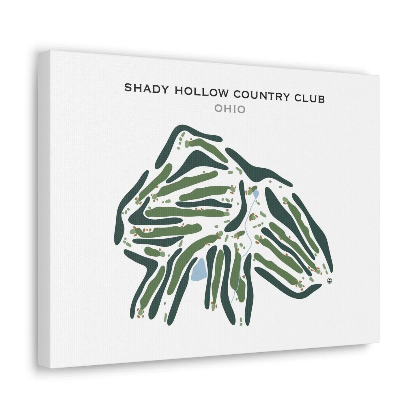 Shady Hollow Country Club, Ohio - Printed Golf Course