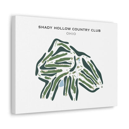 Shady Hollow Country Club, Ohio - Printed Golf Course