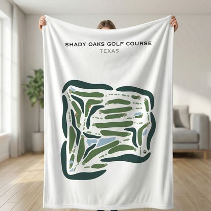 Shady Oaks Golf Course, Texas - Printed Golf Courses